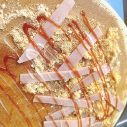 เครปพริกเผา หมูหยอง แฮม