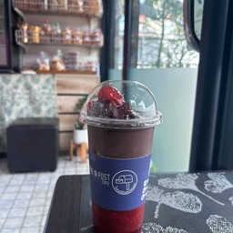 โกโก้ปั่นซอสสตอเบอรี่