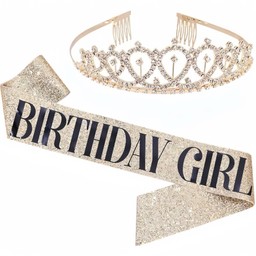 เซ็ตเจ้าหญิง HBD - Girl ( Luxury Gold )