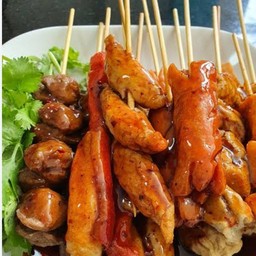 ลูกชิ้นทอดรวม