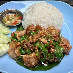 ข้าวกะเพรา เล้งตุ๋น