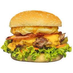 ดีลักซ์เบอร์เกอร์หมู Deluxe Pork Burger