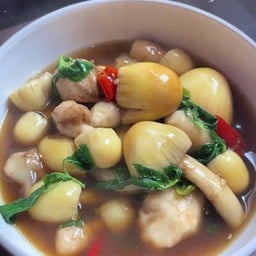 แกงเห็ดระโงกขาว+เหลือง(หม้อไฟ)