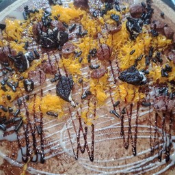 เครปช็อคโกแลต ฝอยทอง โอริโอ้ เม็ดช็อค