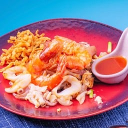 คั่วทะเล ( กุ้ง , ปลาหมึก )