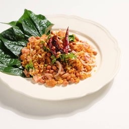 ยำแหนมข้าวทอด