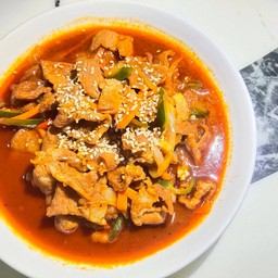 ข้าว+หมูผัดซอสเกาหลี