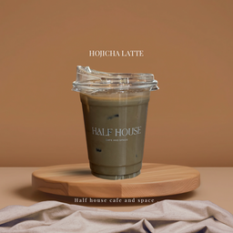 Houjicha latte
