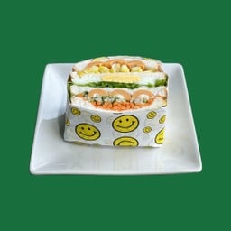 แซนด์วิชไส้กรอก + ไข่ดาว