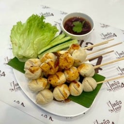 ลูกชิ้นเนื้อหมู 1 ไม้ Pork Meatballs 1  Wood