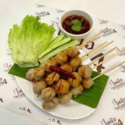 ลูกชิ้นเอ็นหมู 7 ไม้ Pork Tendon Meatballs 7 Woods