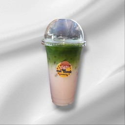 นมหมีชาเขียว ทูโทน