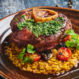 Ossu Buco with Risotto