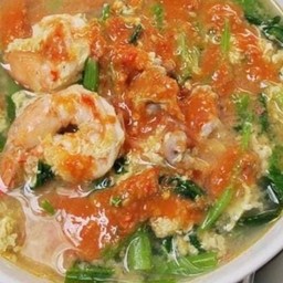 สุกี้น้ำ ทะเล(ปลาหมึก กุ้ง)