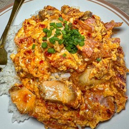 ไข่ข้นน้ำพริกเผาหมูดรอบ