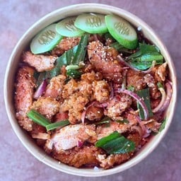 ยำไก่แซ่บ(กับข้าว)