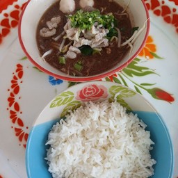 เกาเหลาหมู-ข้าเปล่า