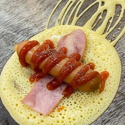 [เซตสุดฮิต] ไส้กรอก+เบคอน , คัสตาร์ด+ฝอยทอง