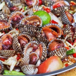 ตำหอยแครง