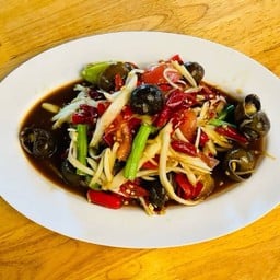 ตำหอยนาปลาร้า