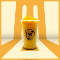 ส้มสดปั่นยาคูลท์