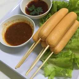 ไส้กรอกชีสทอด