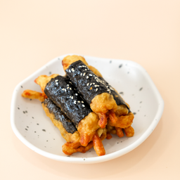 88 โกมาคิมบับทอด 꼬마김밥 (คิมบับชิ้นเล็กๆ ชุบแป้งทอดแบบเกาหลี)