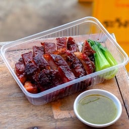 หมูแดงฮ่องกงจานใหญ่