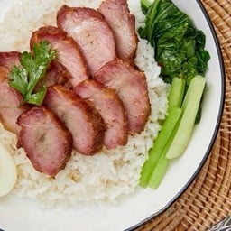 ข้าวหมูย่างฮ่องกง - บางบ่อ