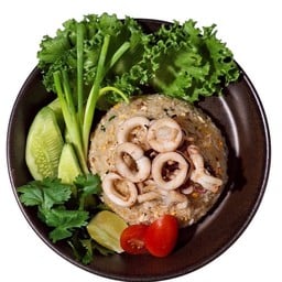 ข้าวผัดหมึก