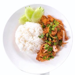 ข้าวยำไก่แซ่บ