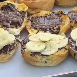 ปังปิ้งแบบก้อนไส้กล้วย