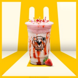  หมีปั่นป๊อกกี้สตรอว์เบอร์รีลาวา