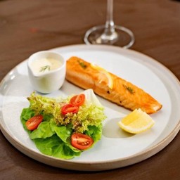 Salmon Steak Lemon Butter