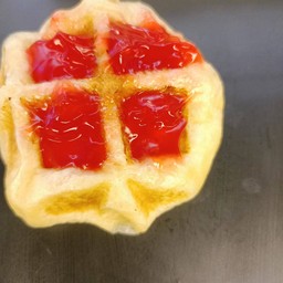 วาฟเฟิลแยมสตรอเบอรี่