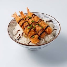 ข้าวหน้ากุ้งทอดเทมปุระ