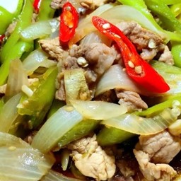 ผัดพริกหยวกหมู เป็นกับข้าว