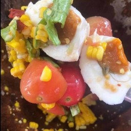 ตำข้าวโพดไข่เค็ม