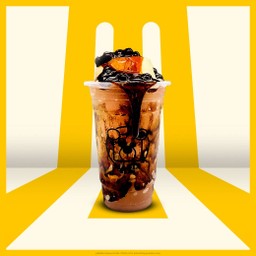 ชาไทยปั่นบราวร์ชูการ์ พุดดิ้งนมสดดับเบิ้ลไข่มุก