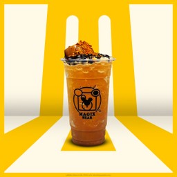 ช็อคโก้ปั่นพุดดิ้งช็อคโก้ ดับเบิ้ลไข่มุกอัลมอนด์