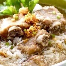 ข้าวต้มซี่โครงหมูเห็ดหอมสด-พิเศษ