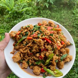 ผัดกะเพราเจ