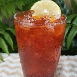 ชามะนาวลิ้นจี่จี๊ดจ๊าดสดชื่น(แยกน้ำแข็ง)