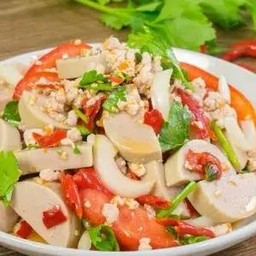 ยำหมูยอหมูสับ