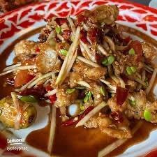 ตำแคปหมู