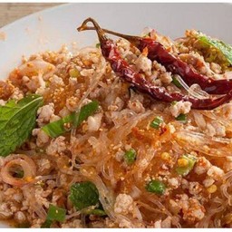 ลาบวุ้นเส้นหมูสับ