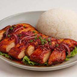 44 ข้าวยำไก่ย่าง