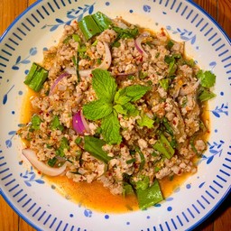 ลาบวุ้นเส้นหมูสับ