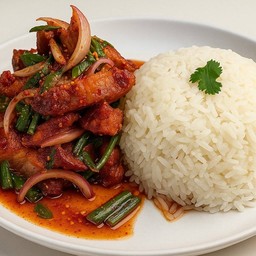 43 ข้าวยำหมูย่าง