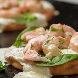 MINI EXTREME SHRIMP PIZZA 4PC พิซซ่ากุ้งเอ็กซ์ตรีมมินิ 4 ชิ้น
